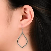 Womens Sterling Silver Drop Earrings