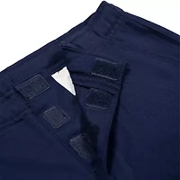 IZOD Little & Big Kid Boys Adaptive Adjustable Waist Stretch Fabric Adjustable Features Easy-on + Easy-off Chino Short
