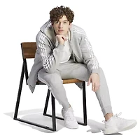 adidas Mens Long Sleeve Zipper Active Hoodie