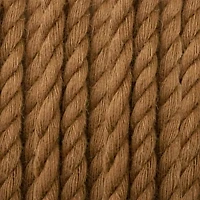15' Rope Hammock with Stand Brown