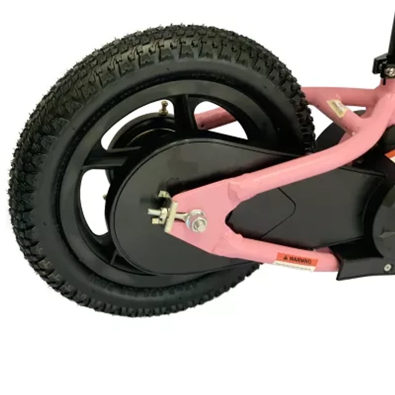 Brocusa Ebikes D1212 Inch Pink Ride-On Motorcycle