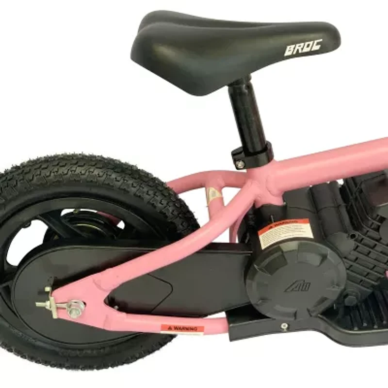 Brocusa Ebikes D1212 Inch Pink Ride-On Motorcycle