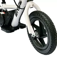 Brocusa Ebikes D1212 Inch White Ride-On Motorcycle