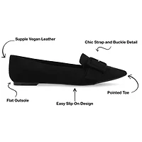 Journee Collection Womens Audrey Slip-on Pointed Toe Loafers