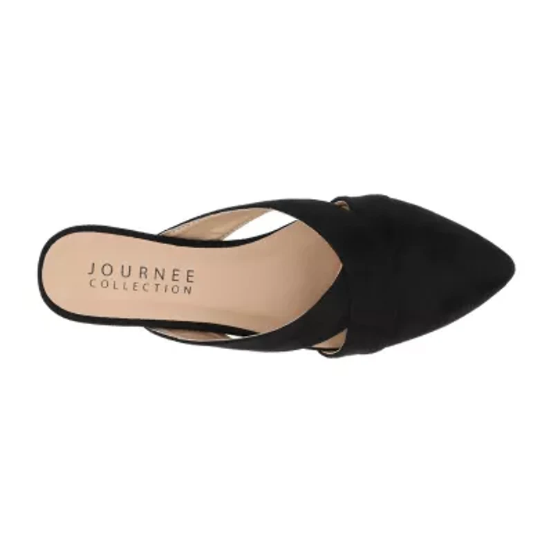 Journee Collection Giada Womens Round Mules