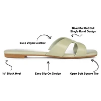 Journee Collection Womens Taleesa Flat Sandals