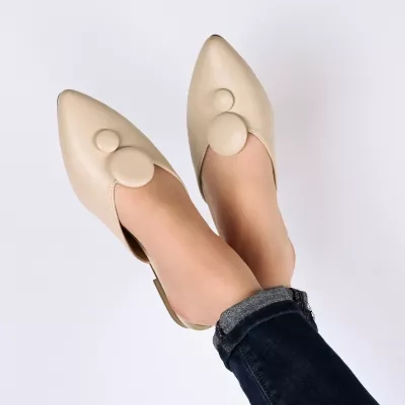 Journee Collection Mallorie Womens Pointed Mules