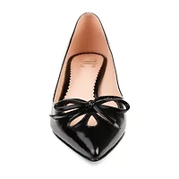 Journee Collection Lutana-Wd Womens Pointed Closed Toe Kitten Heel Pumps