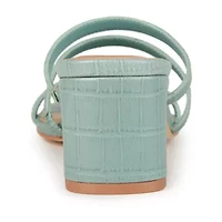 Journee Collection Hariett Womens Round Open Toe Block Heel Pumps