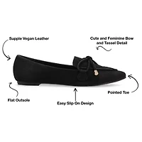 Journee Collection Muriel Womens Pointed Loafers