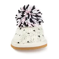 Journee Collection Stardust Womens Slip-On Slippers