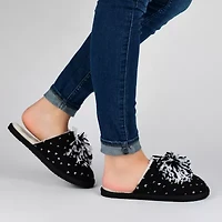 Journee Collection Stardust Womens Slip-On Slippers