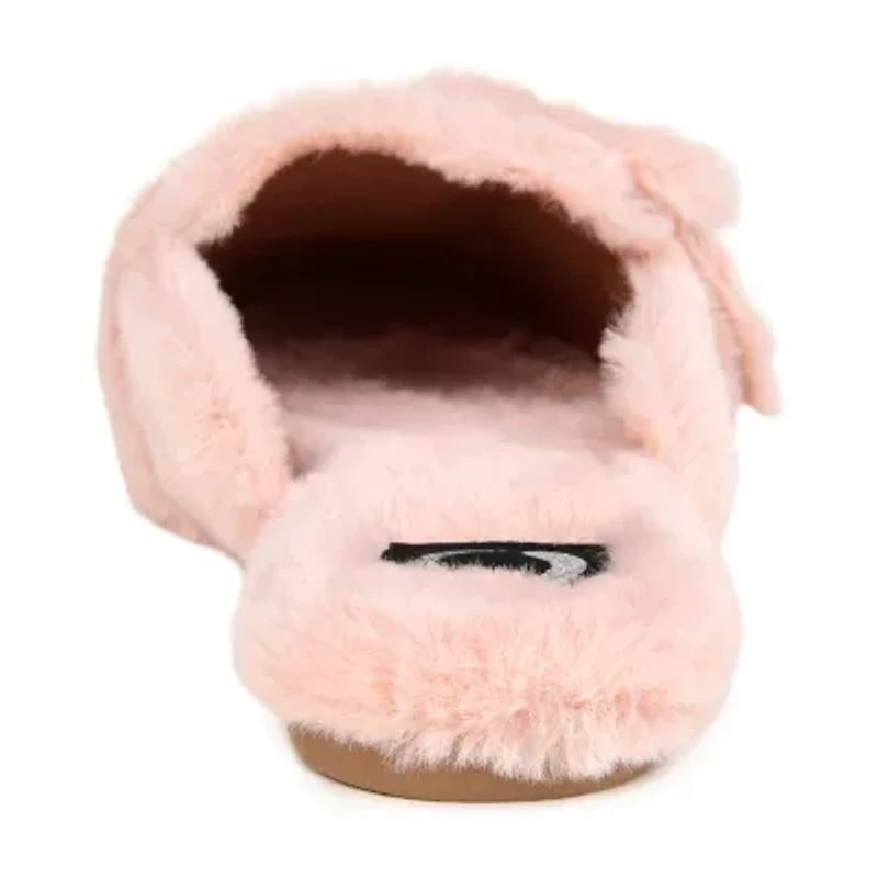 Journee Collection Eara Womens Slip-On Slippers