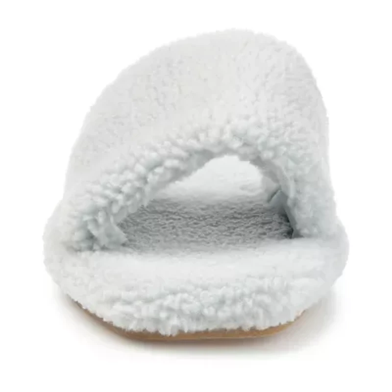 Journee Collection Sunlight Womens Slip-On Slippers