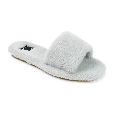 Journee Collection Sunlight Womens Slip-On Slippers