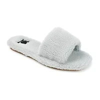 Journee Collection Sunlight Womens Slip-On Slippers