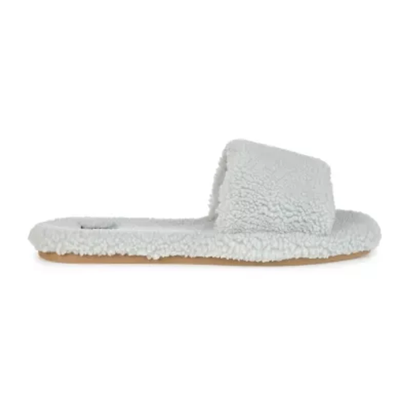 Journee Collection Sunlight Womens Slip-On Slippers