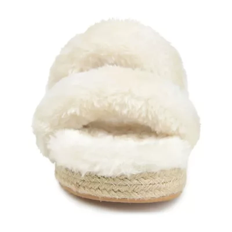 Journee Collection Relaxx Womens Slip-On Slippers