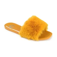 Journee Collection Dusk Womens Round Slip-On Shoe