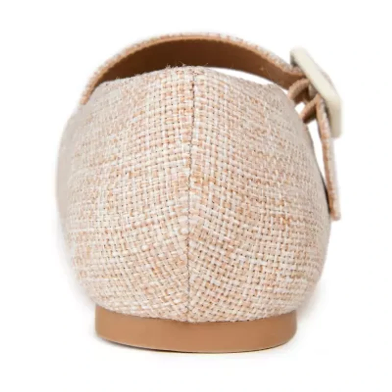 Journee Collection Karissa Womens Round Closed Toe Ballet Flats