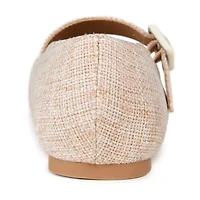 Journee Collection Karissa Womens Round Closed Toe Ballet Flats