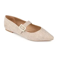Journee Collection Karissa Womens Round Closed Toe Ballet Flats