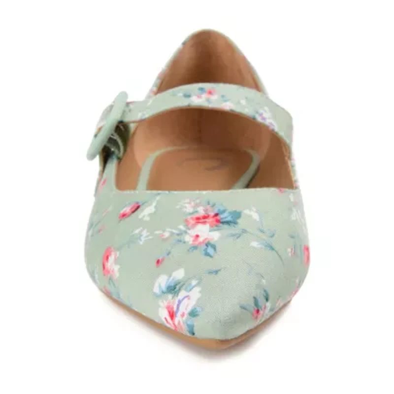 Journee Collection Karissa Womens Round Closed Toe Ballet Flats
