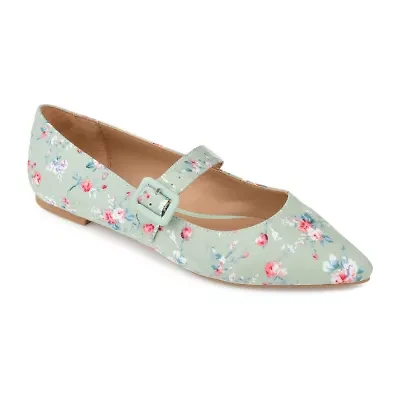 Journee Collection Karissa Womens Round Closed Toe Ballet Flats