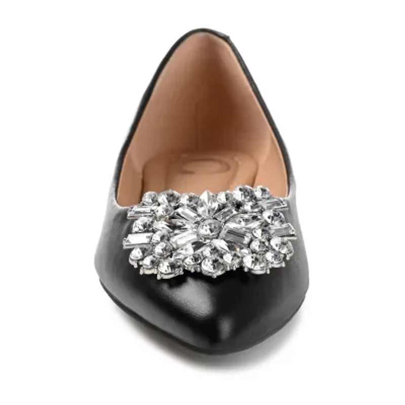 Journee Collection Renzo Womens Pointed Ballet Flats