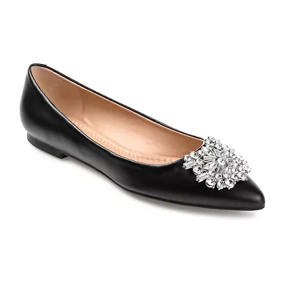 Journee Collection Renzo Womens Pointed Ballet Flats