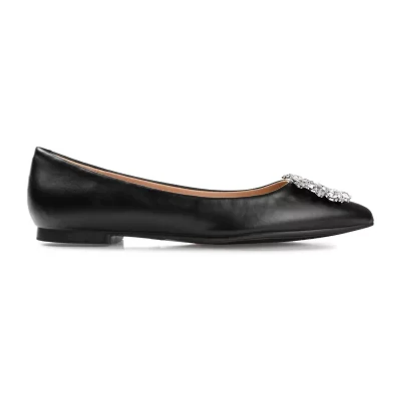 Journee Collection Renzo Womens Pointed Ballet Flats