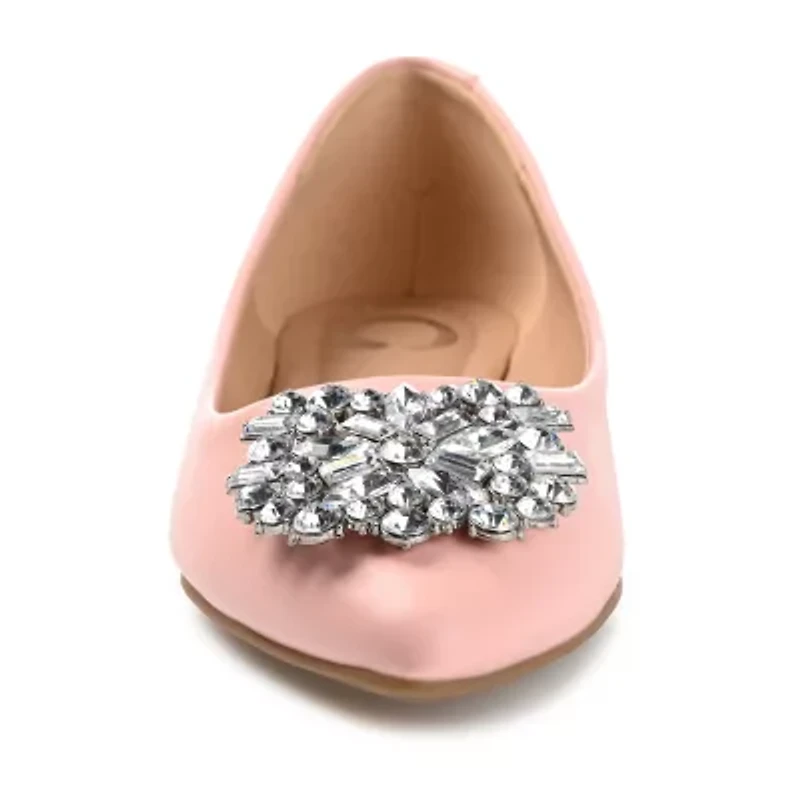 Journee Collection Renzo Womens Pointed Ballet Flats