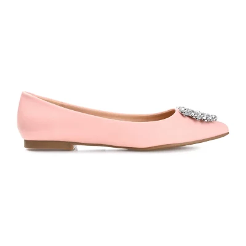 Journee Collection Renzo Womens Pointed Ballet Flats