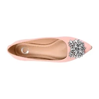 Journee Collection Renzo Womens Pointed Ballet Flats