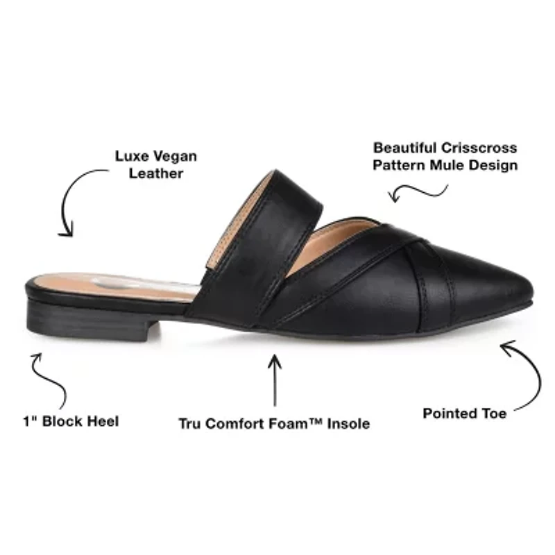 Journee Collection Stasi Womens Pointed Mules