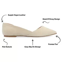 Journee Collection Ester Womens Pointed Ballet Flats