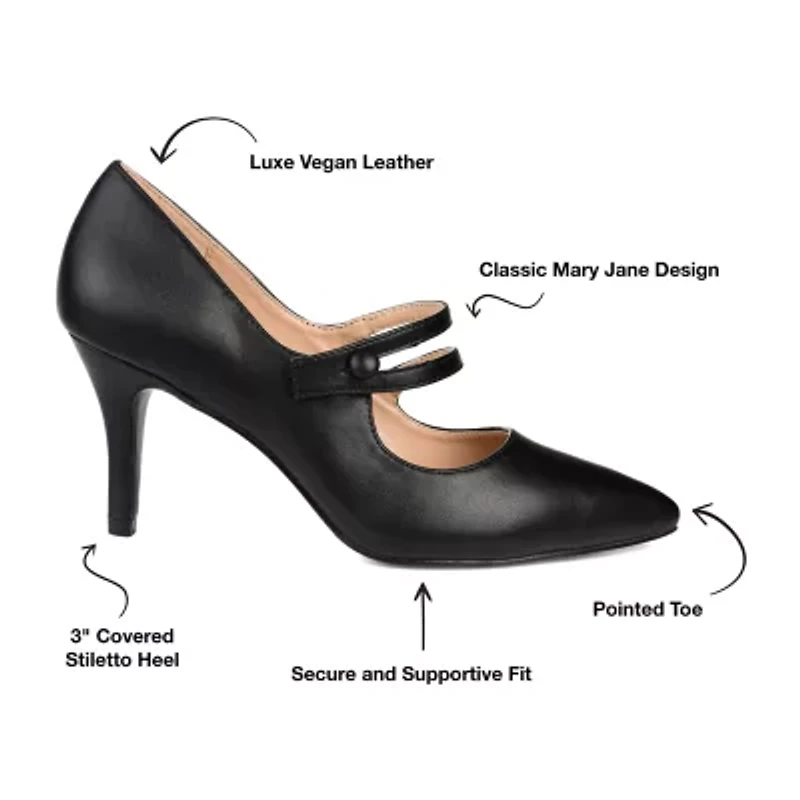 Journee Collection Sidney Womens Pointed Closed Toe Stiletto Heel Pumps