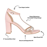 Journee Collection Womens Denali Heeled Sandals