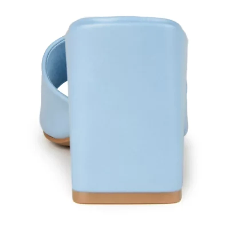 Journee Collection Alisia Womens Round Open Toe Block Heel Pumps