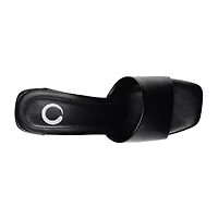 Journee Collection Alisia Womens Round Open Toe Block Heel Pumps