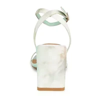 Journee Collection Chasity Womens Round Open Toe Block Heel Pumps