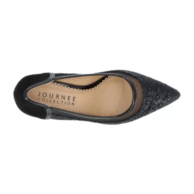 Journee Collection Kalani Womens Pointed Stiletto Heel Pumps