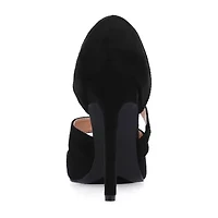 Journee Collection Zeera Womens Round Closed Toe Stiletto Heel Pumps