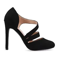 Journee Collection Zeera Womens Round Closed Toe Stiletto Heel Pumps