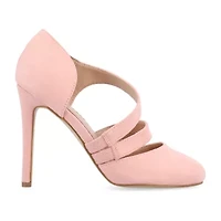 Journee Collection Zeera Womens Round Closed Toe Stiletto Heel Pumps