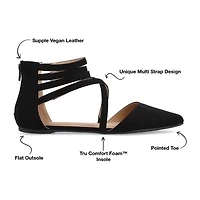 Journee Collection Marlee Womens Round Ballet Flats