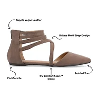Journee Collection Marlee Womens Round Ballet Flats