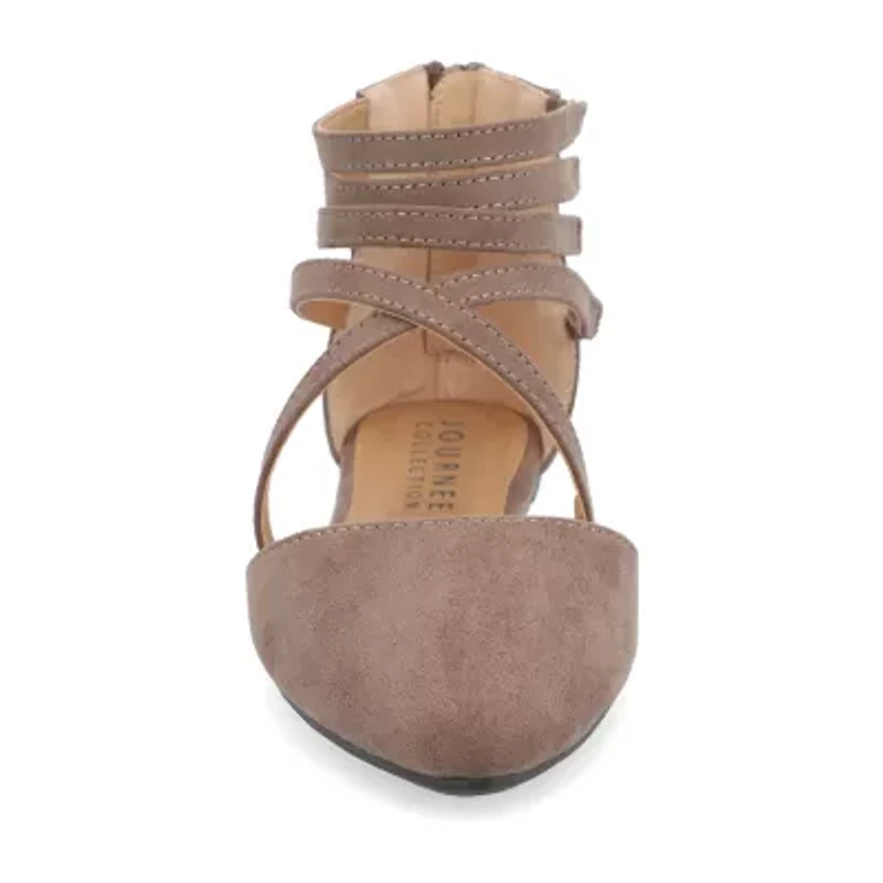 Journee Collection Marlee Womens Round Ballet Flats