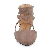 Journee Collection Marlee Womens Round Ballet Flats