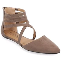 Journee Collection Marlee Womens Round Ballet Flats
